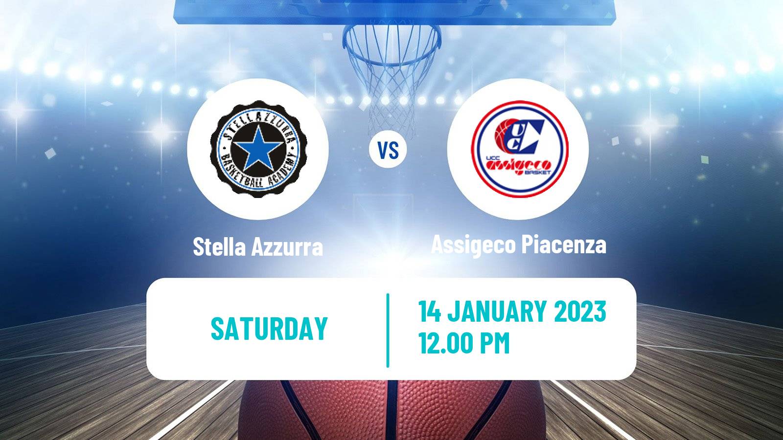 Basketball Italian Serie A2 Basketball Stella Azzurra - Assigeco Piacenza