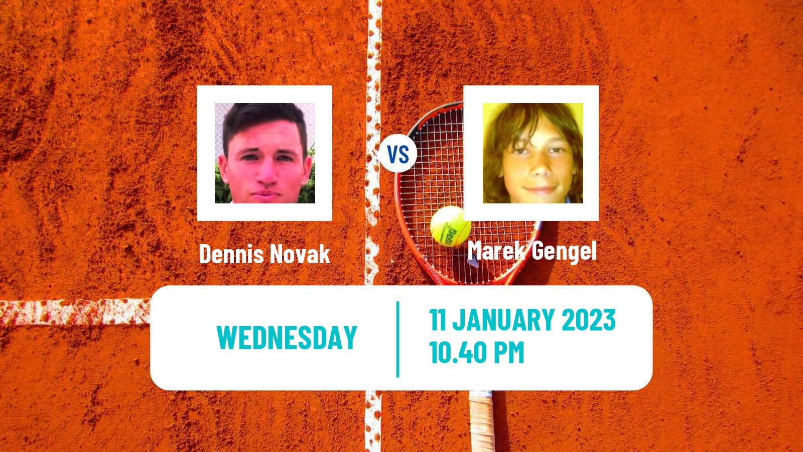 Tennis ATP Challenger Dennis Novak - Marek Gengel
