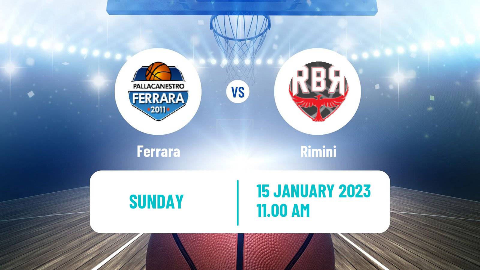 Basketball Italian Serie A2 Basketball Ferrara - Rimini