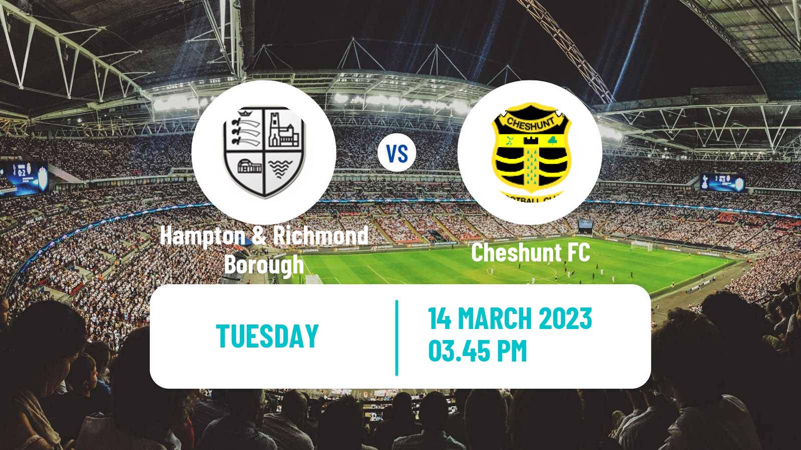 Soccer English National League South Hampton & Richmond Borough - Cheshunt