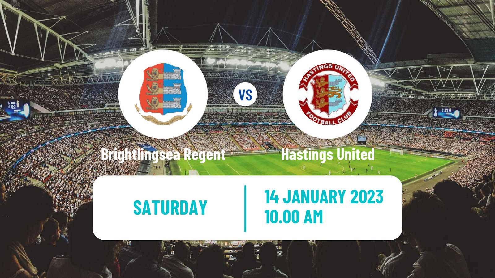 Soccer English Isthmian League Premier Division Brightlingsea Regent - Hastings United