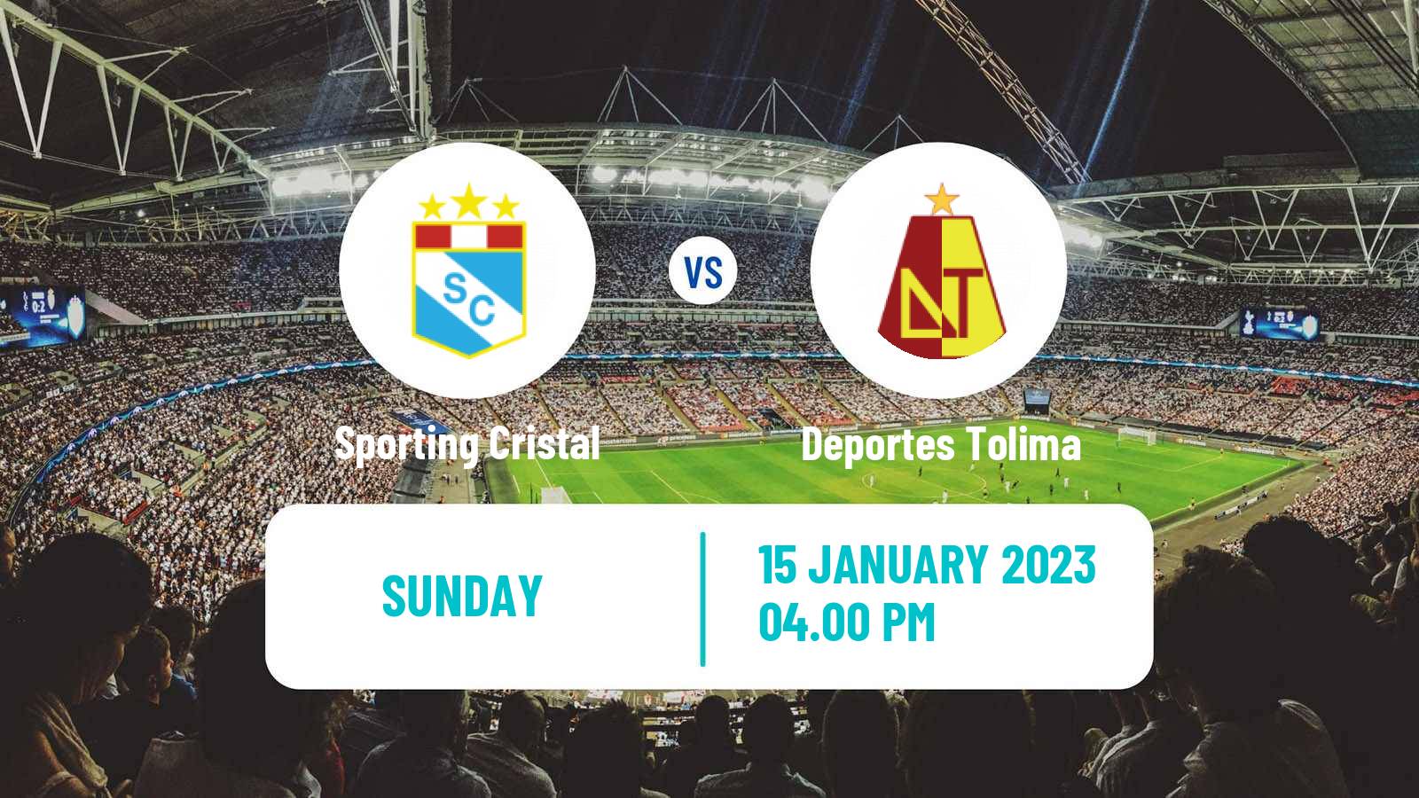 Soccer Club Friendly Sporting Cristal - Deportes Tolima