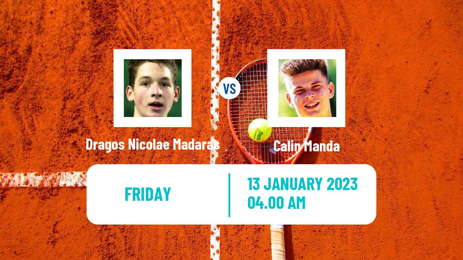 Tennis ITF Tournaments Dragos Nicolae Madaras - Calin Manda