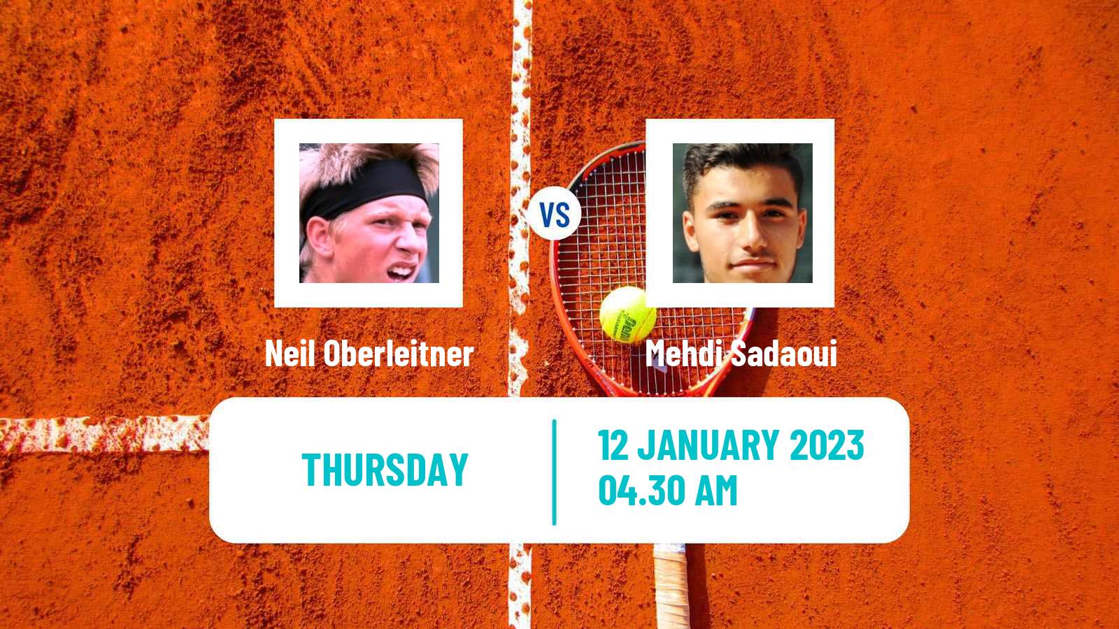 Tennis ITF Tournaments Neil Oberleitner - Mehdi Sadaoui