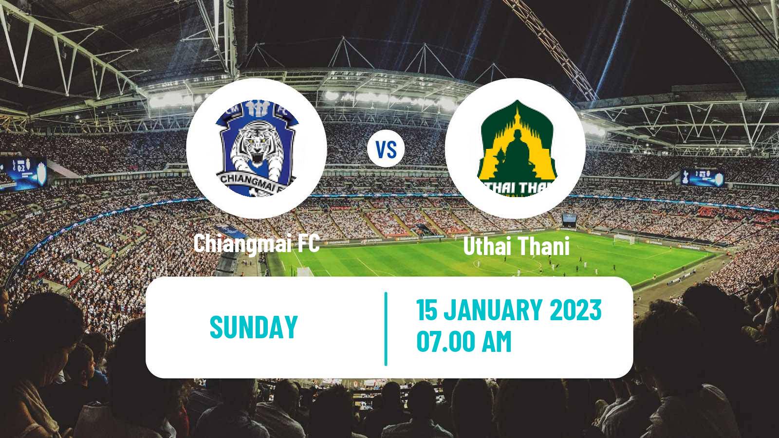 Soccer Thai League 2 Chiangmai - Uthai Thani