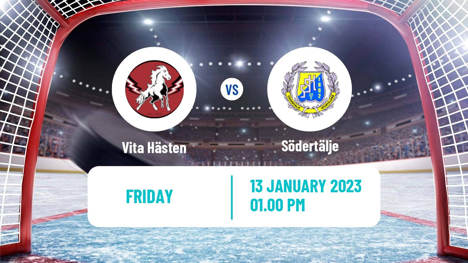 Hockey Swedish Hockey Allsvenskan Vita Hästen - Södertälje