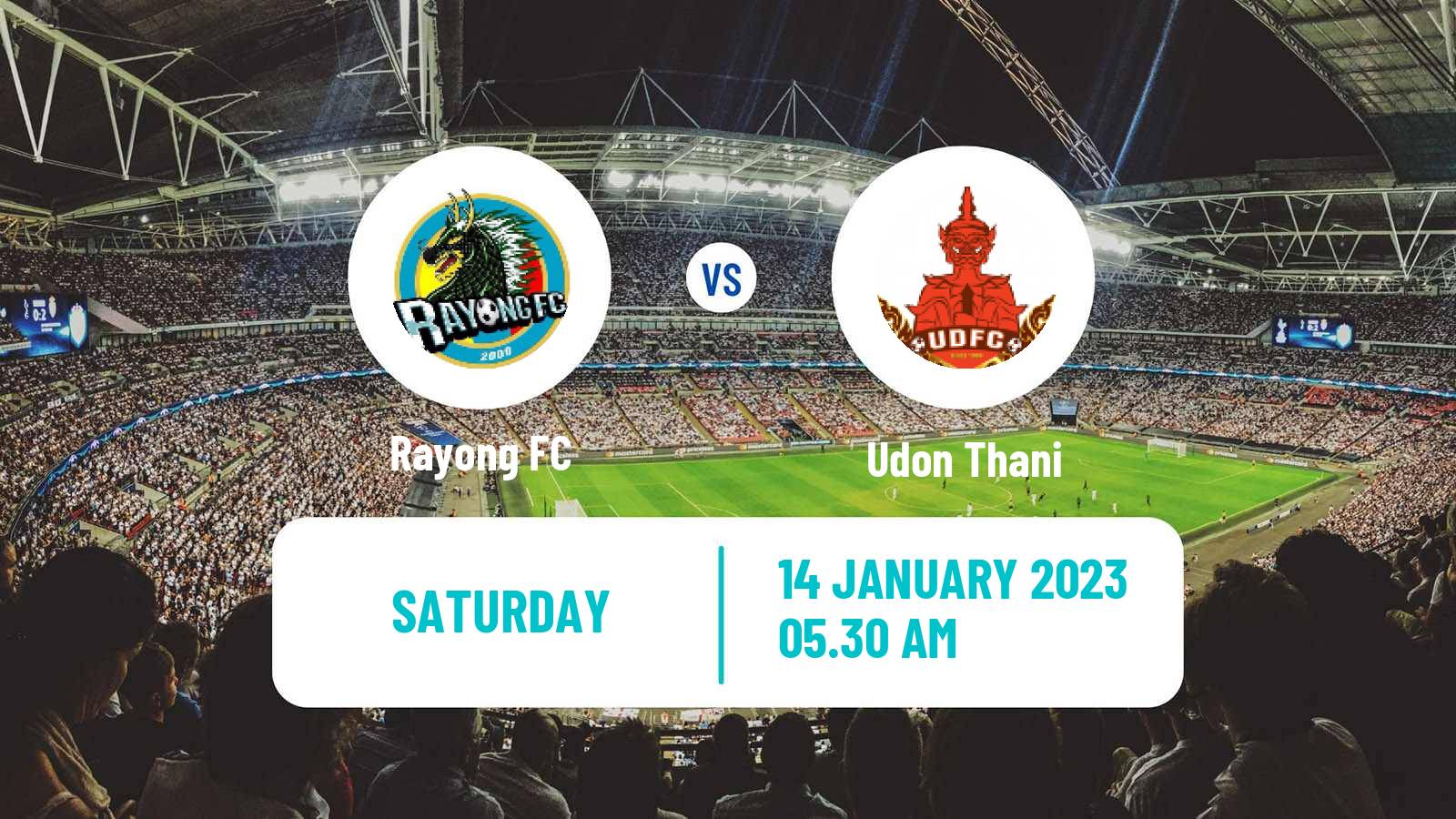 Soccer Thai League 2 Rayong FC - Udon Thani