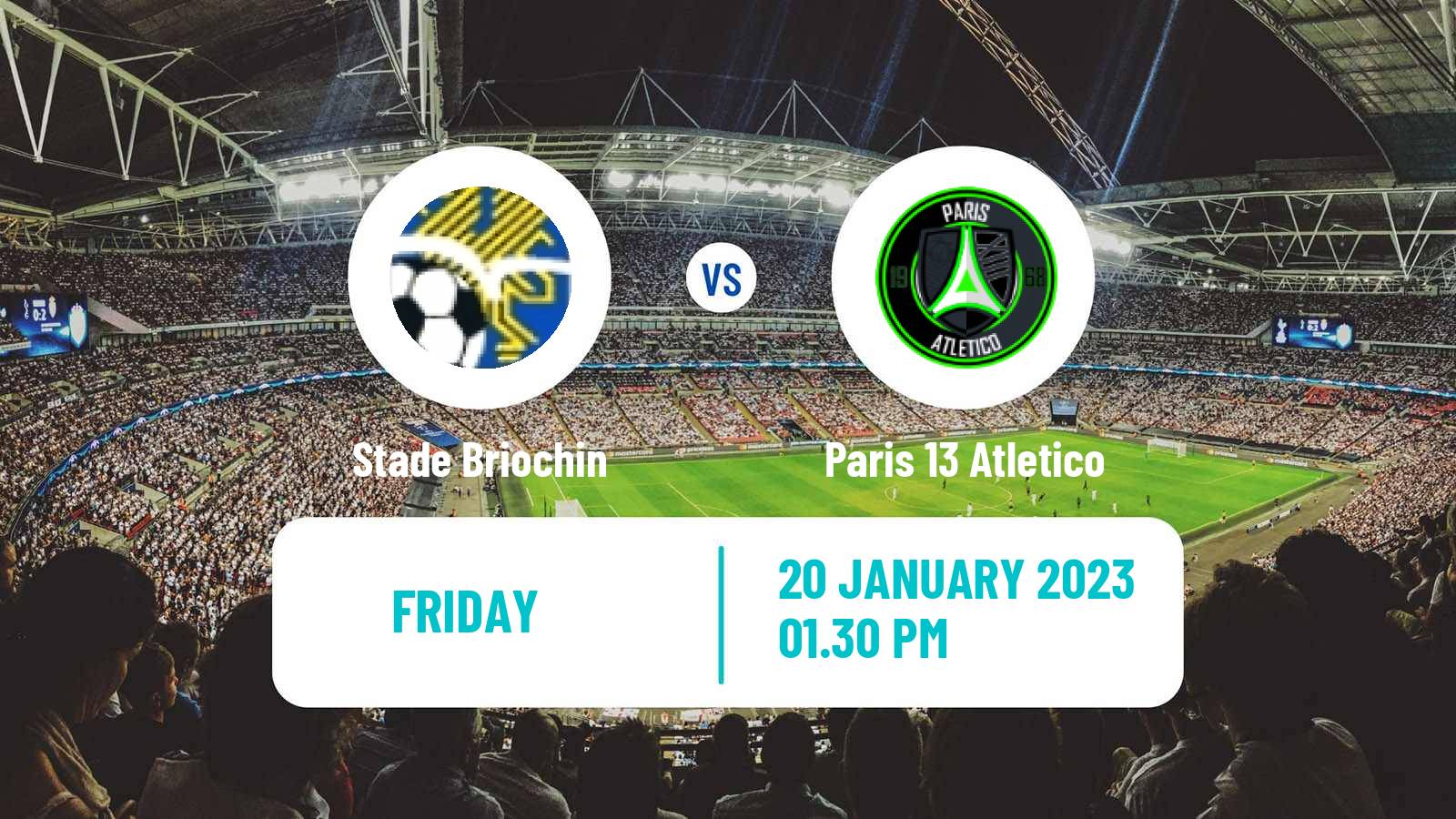 Soccer French National League Stade Briochin - Paris 13 Atletico