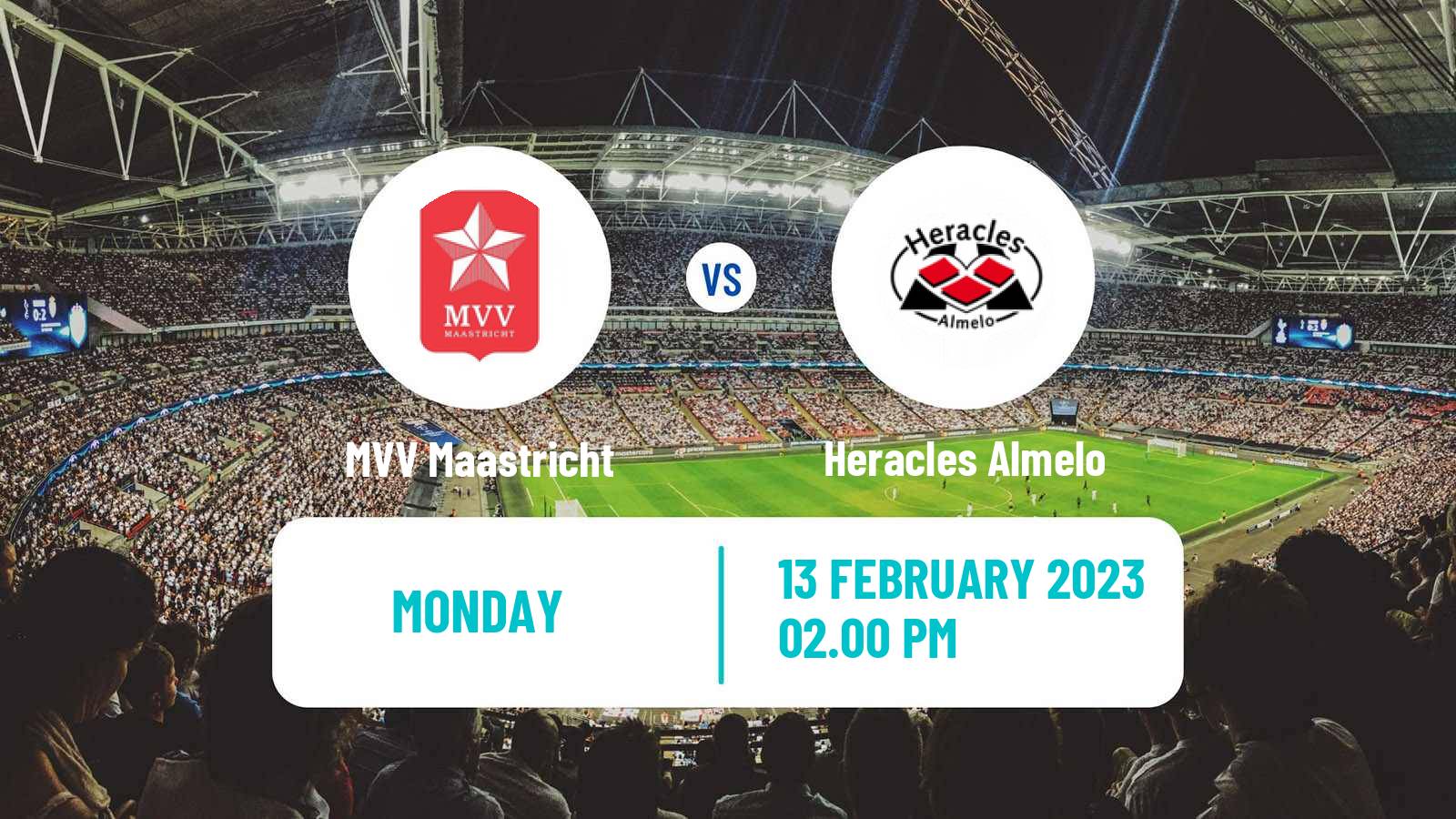 Soccer Dutch Eerste Divisie MVV Maastricht - Heracles Almelo