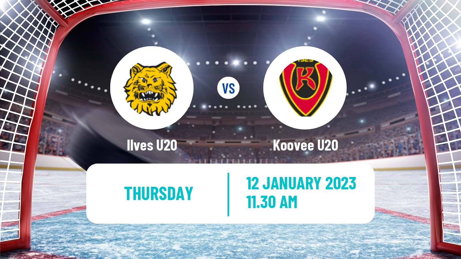 Hockey Finnish SM-sarja U20 Ilves U20 - Koovee U20