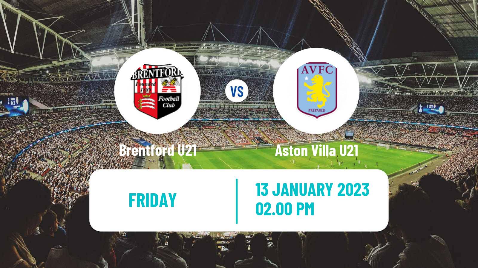 Soccer English Premier League Cup Brentford U21 - Aston Villa U21