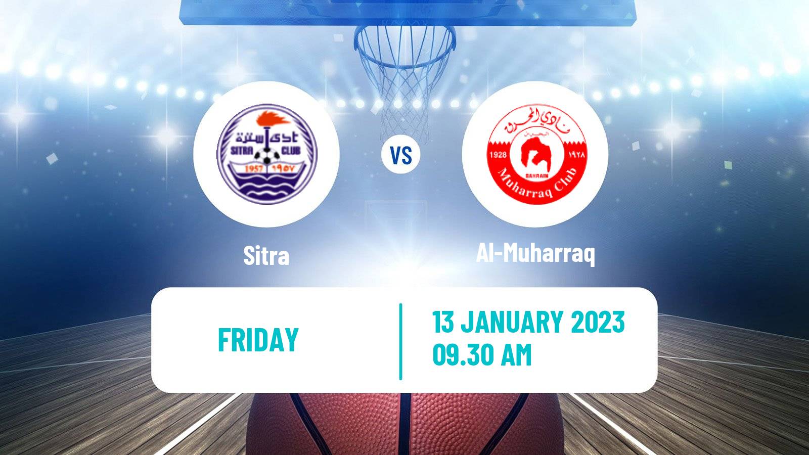 Basketball Bahraini Premier League Basketball Sitra - Al-Muharraq