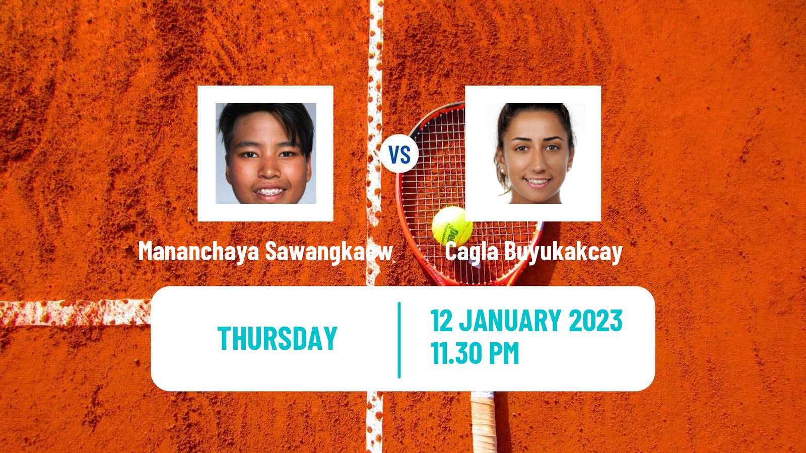 Tennis ITF Tournaments Mananchaya Sawangkaew - Cagla Buyukakcay