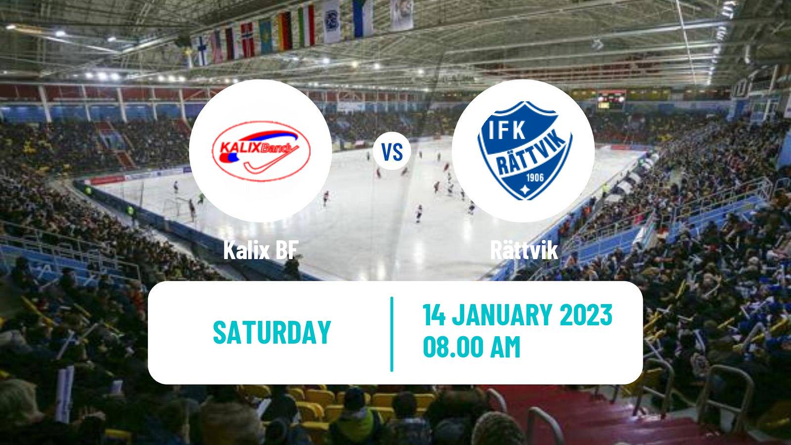 Bandy Swedish Allsvenskan Bandy Kalix BF - Rättvik