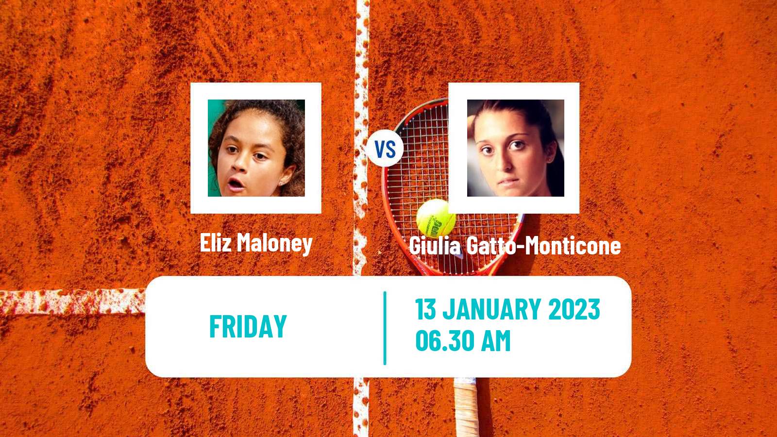 Tennis ITF Tournaments Eliz Maloney - Giulia Gatto-Monticone