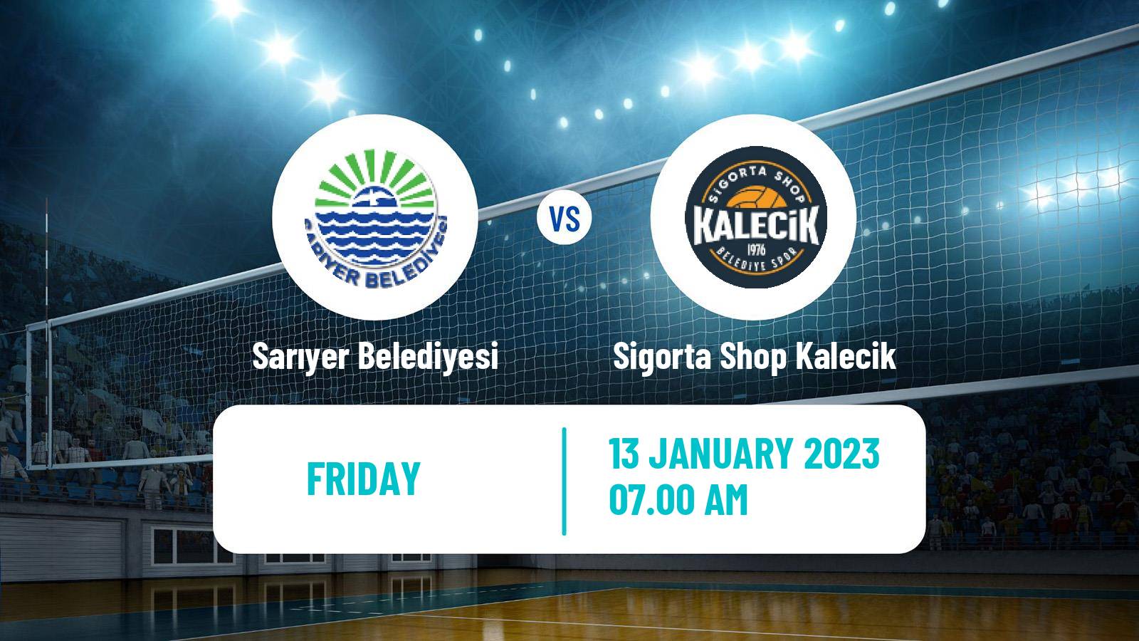 Volleyball Turkish Sultanlar Ligi Volleyball Women Sarıyer Belediyesi - Sigorta Shop Kalecik