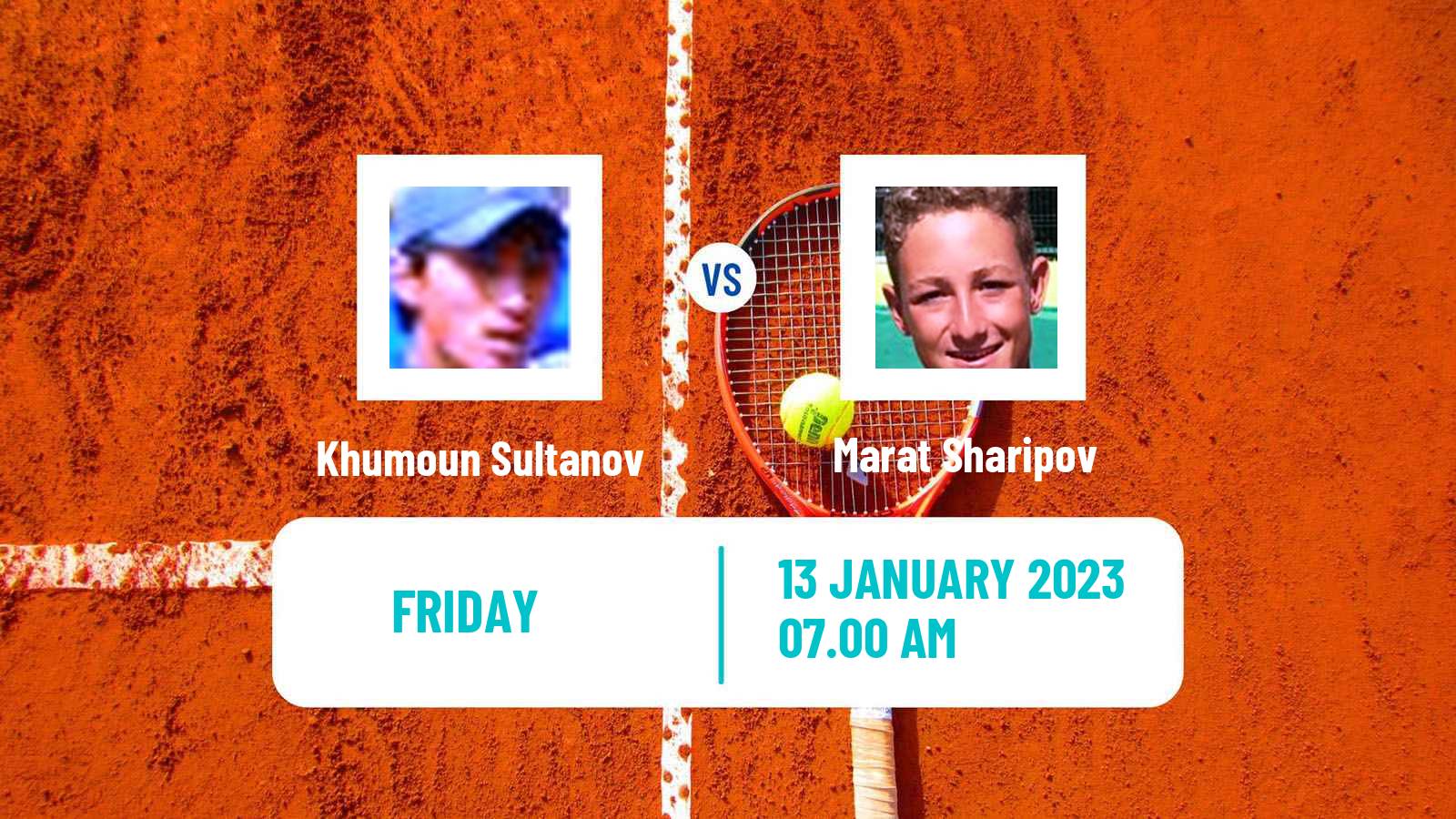 Tennis ITF Tournaments Khumoun Sultanov - Marat Sharipov