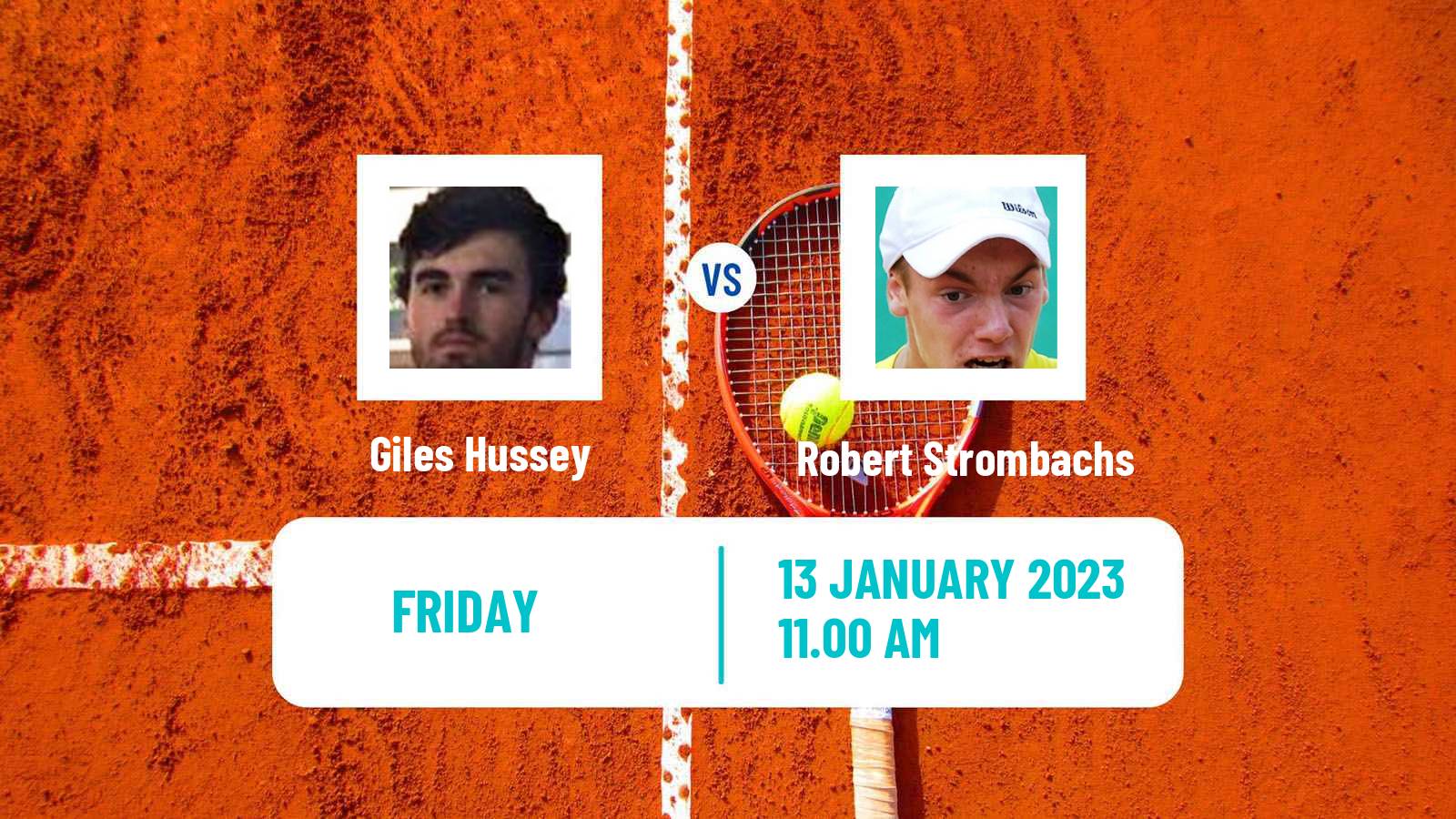 Tennis ITF Tournaments Giles Hussey - Robert Strombachs