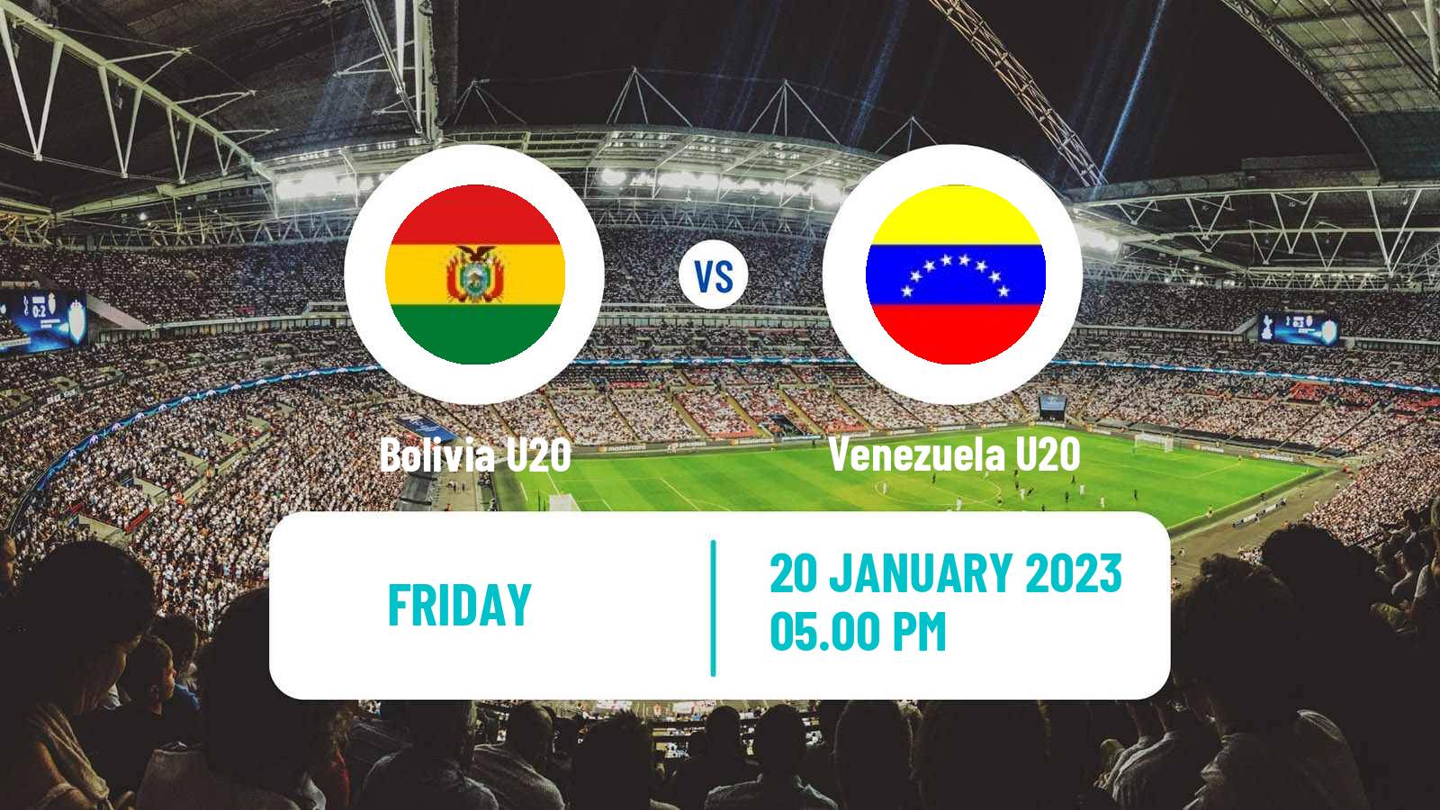 Soccer South American Championship U20 Bolivia U20 - Venezuela U20