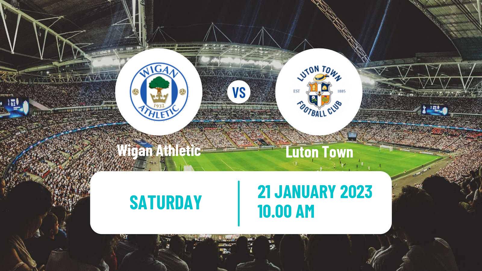 Soccer English League Championship Wigan Athletic - Luton Town