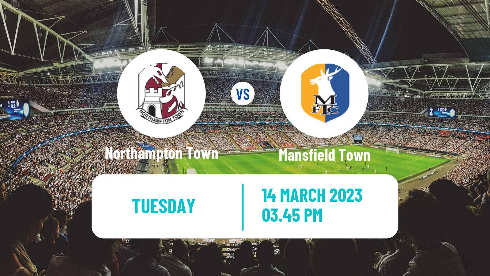 Soccer English League Two Northampton Town - Mansfield Town