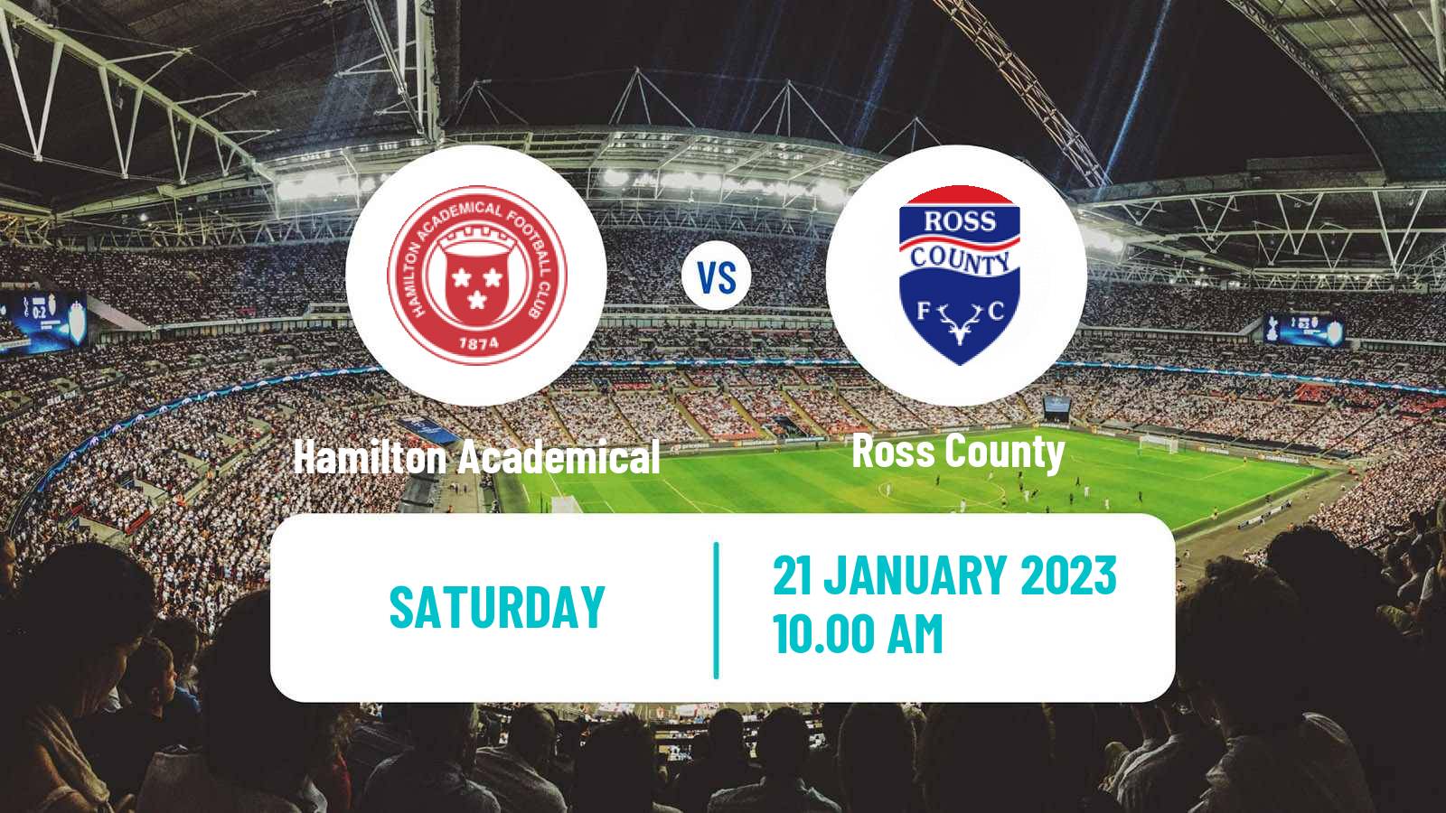 Soccer Scottish Cup Hamilton Academical - Ross County