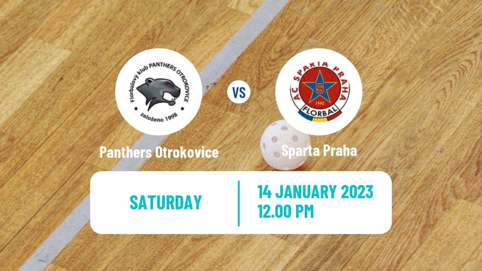 Floorball Czech Superliga Floorball Panthers Otrokovice - Sparta Praha