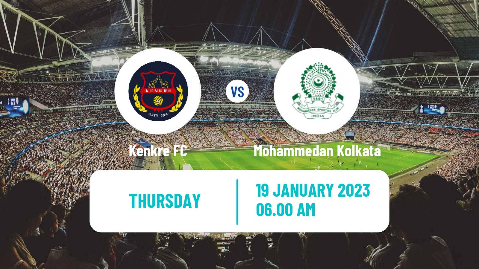 Soccer Indian I-League Kenkre - Mohammedan Kolkata