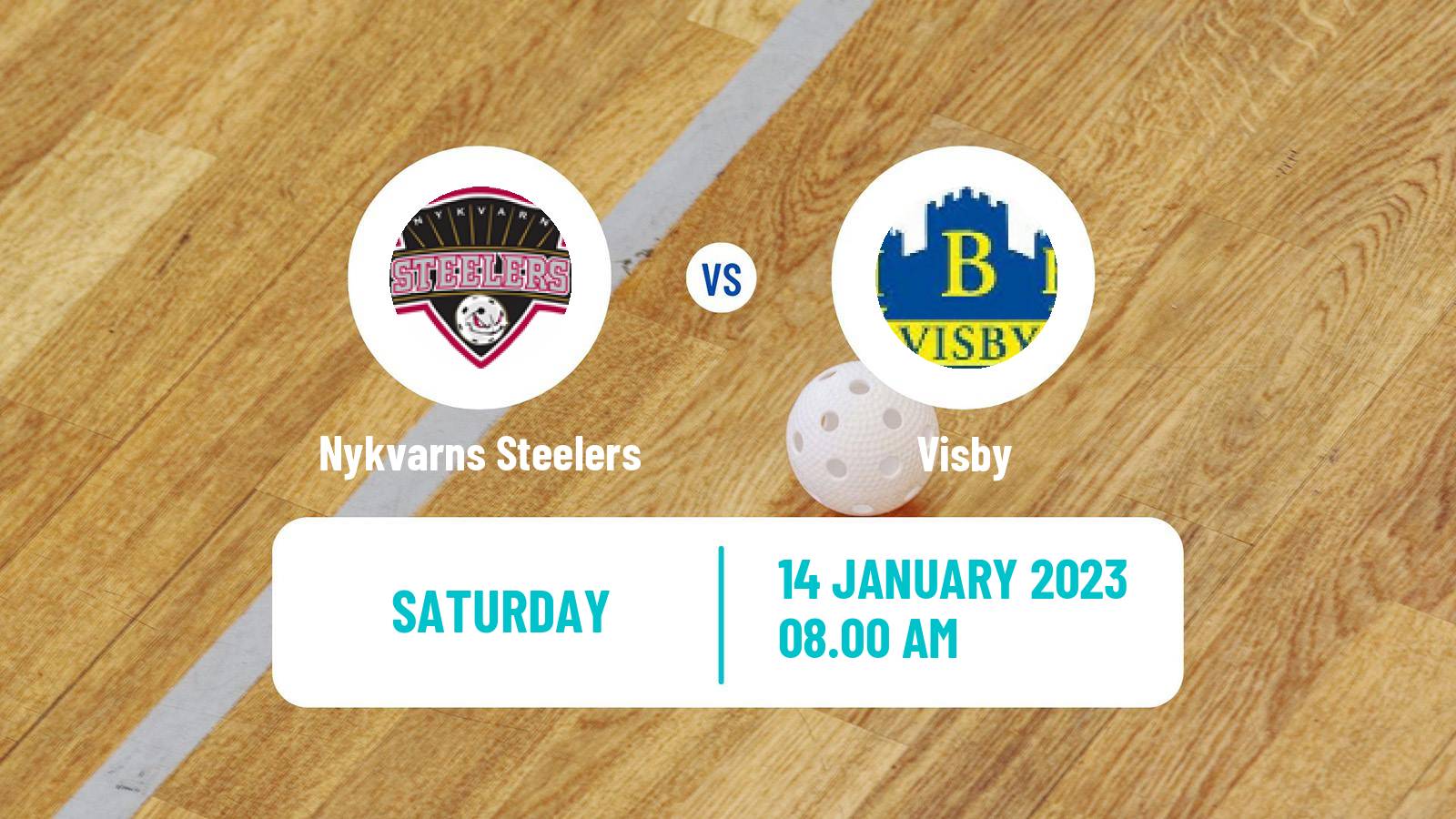 Floorball Swedish Allsvenskan Norra Floorball Nykvarns Steelers - Visby