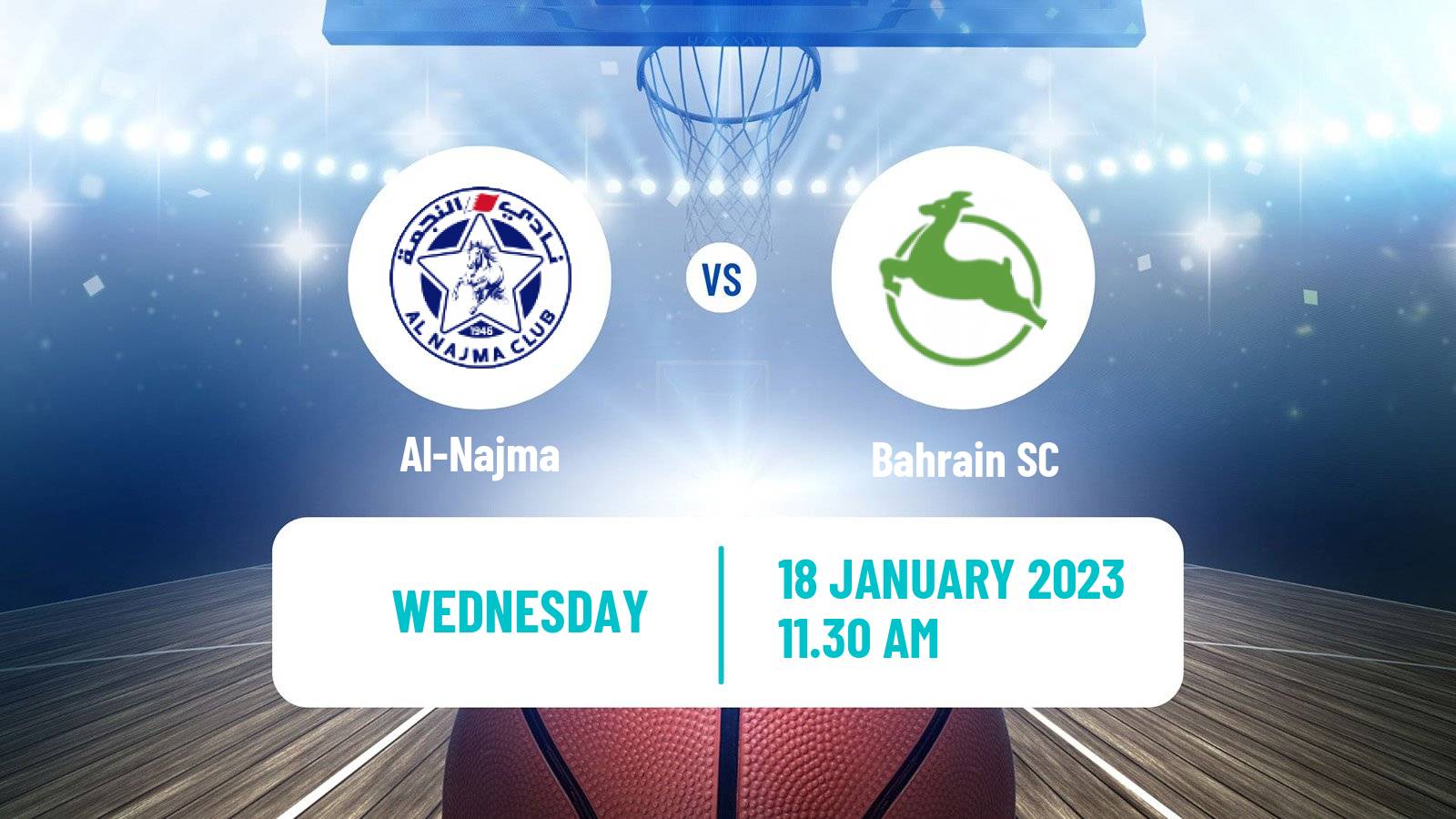 Basketball Bahraini Premier League Basketball Al-Najma - Bahrain SC