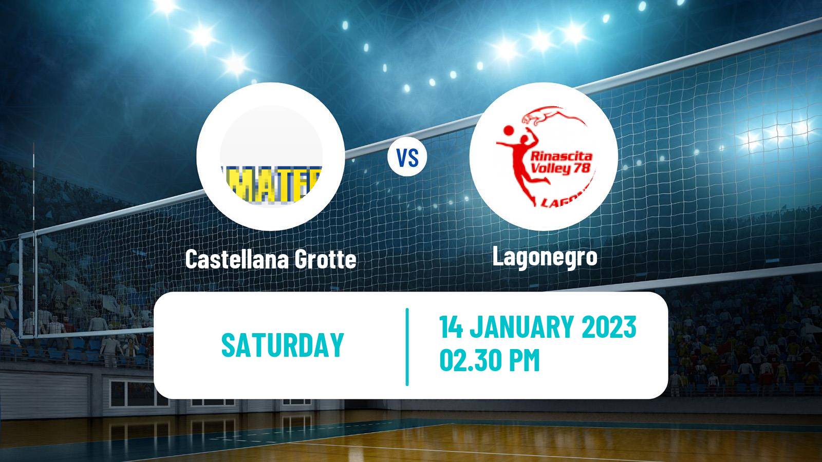 Volleyball Italian Serie A2 Volleyball Castellana Grotte - Lagonegro