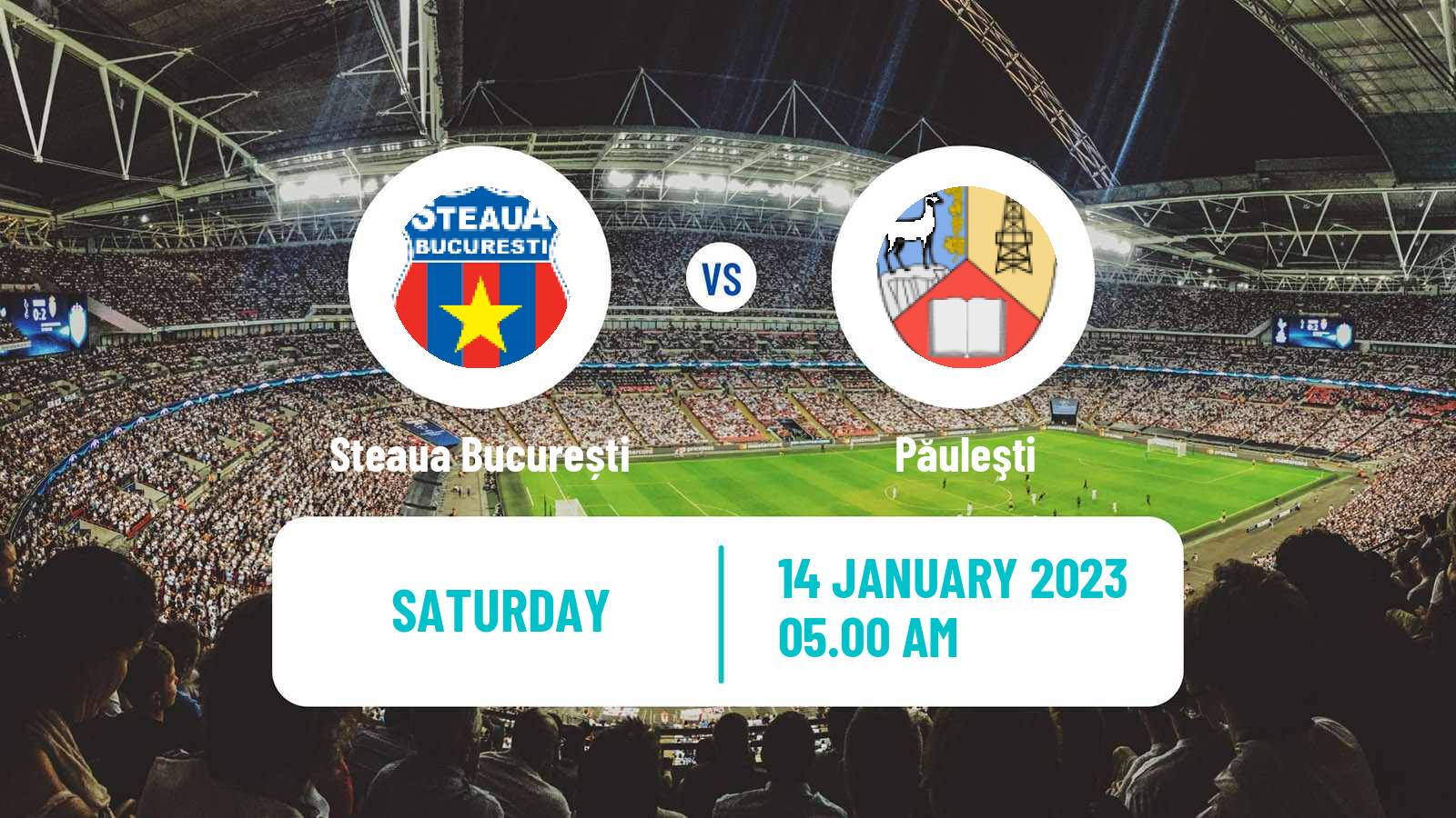 Soccer Club Friendly Steaua București - Păuleşti