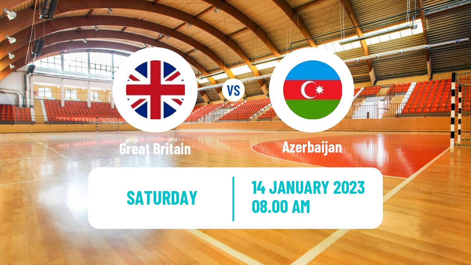 Handball Handball European Championship Great Britain - Azerbaijan