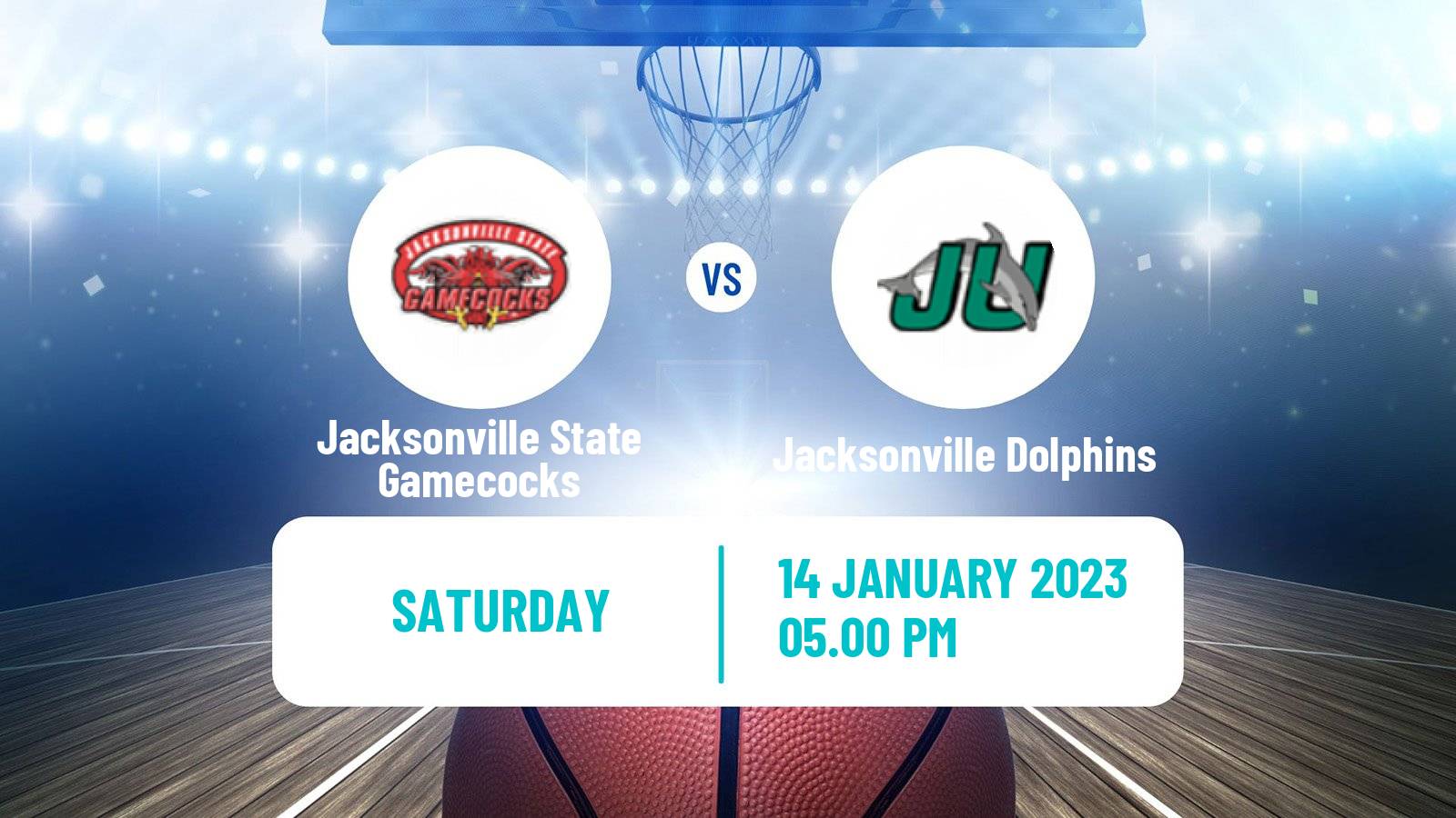 Basketball NCAA College Basketball Jacksonville State Gamecocks - Jacksonville Dolphins