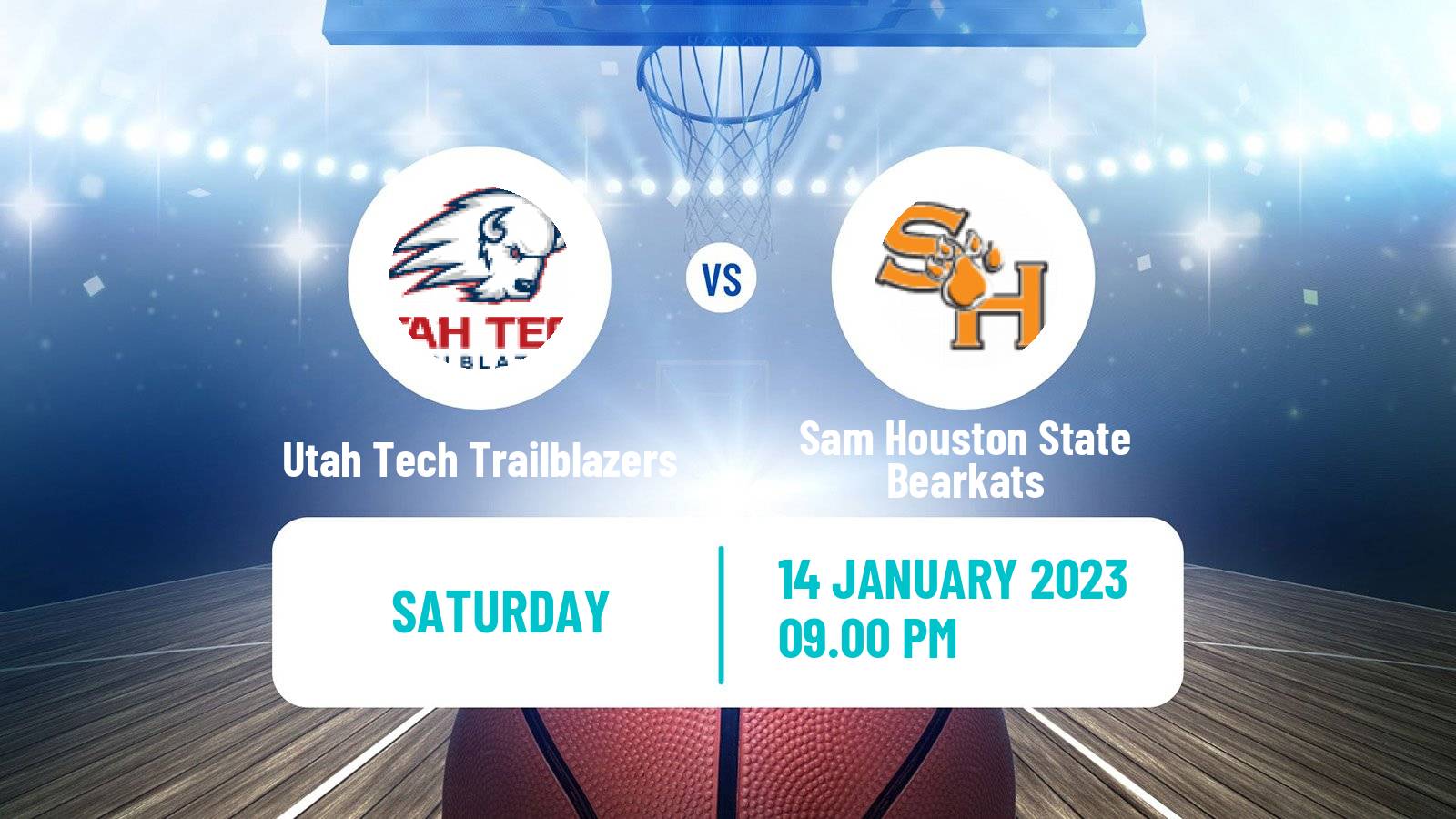 Basketball NCAA College Basketball Utah Tech Trailblazers - Sam Houston State Bearkats