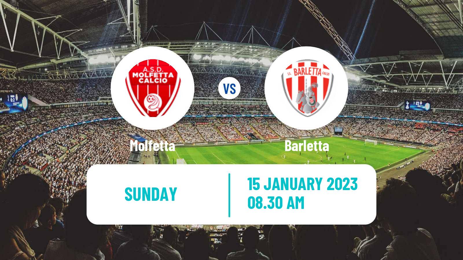 Soccer Italian Serie D - Group H Molfetta - Barletta
