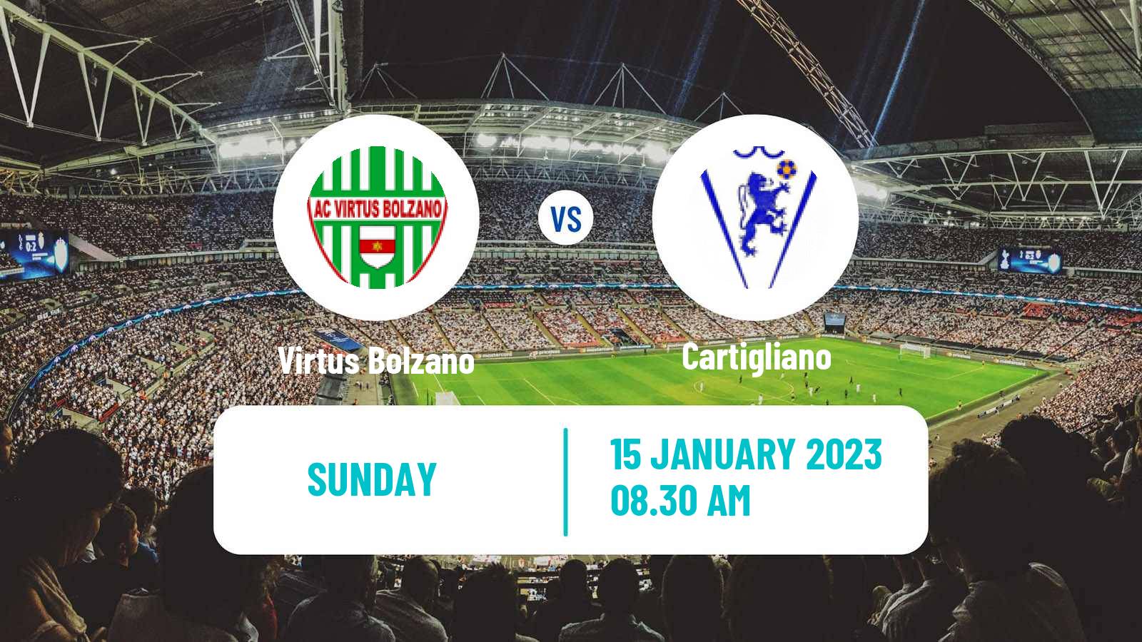 Soccer Italian Serie D - Group C Virtus Bolzano - Cartigliano