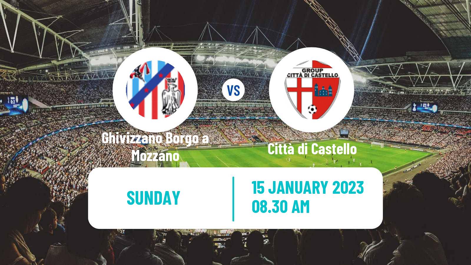 Soccer Italian Serie D - Group E Ghivizzano Borgo a Mozzano - Città di Castello