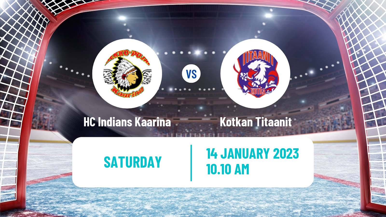 Hockey Finnish Suomi-sarja HC Indians Kaarina - Kotkan Titaanit