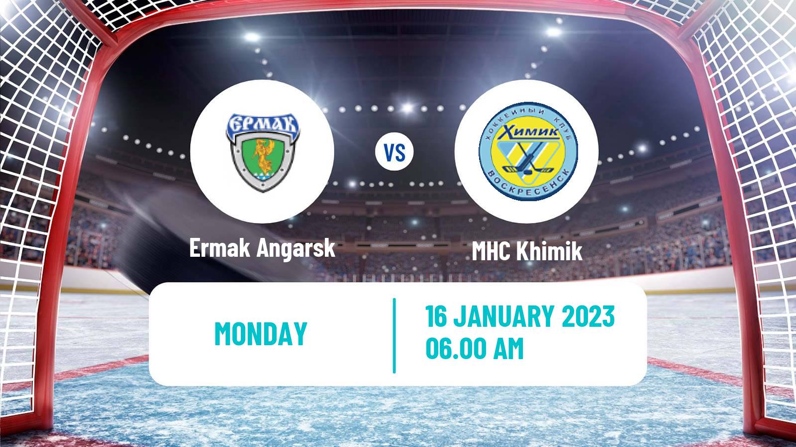 Hockey VHL Ermak Angarsk - Khimik