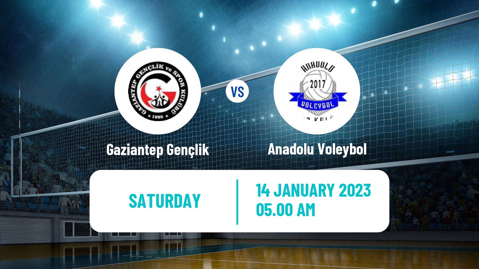 Volleyball Turkish 1 Ligi Volleyball Gaziantep Gençlik - Anadolu Voleybol