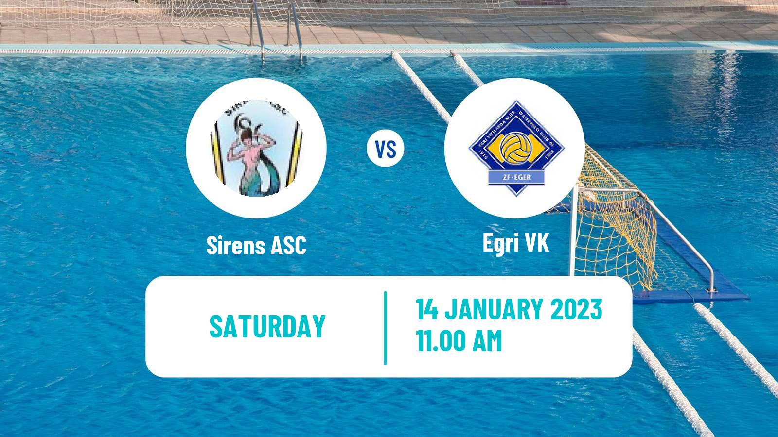 Water polo Euro Cup Water Polo Women Sirens - Egri VK