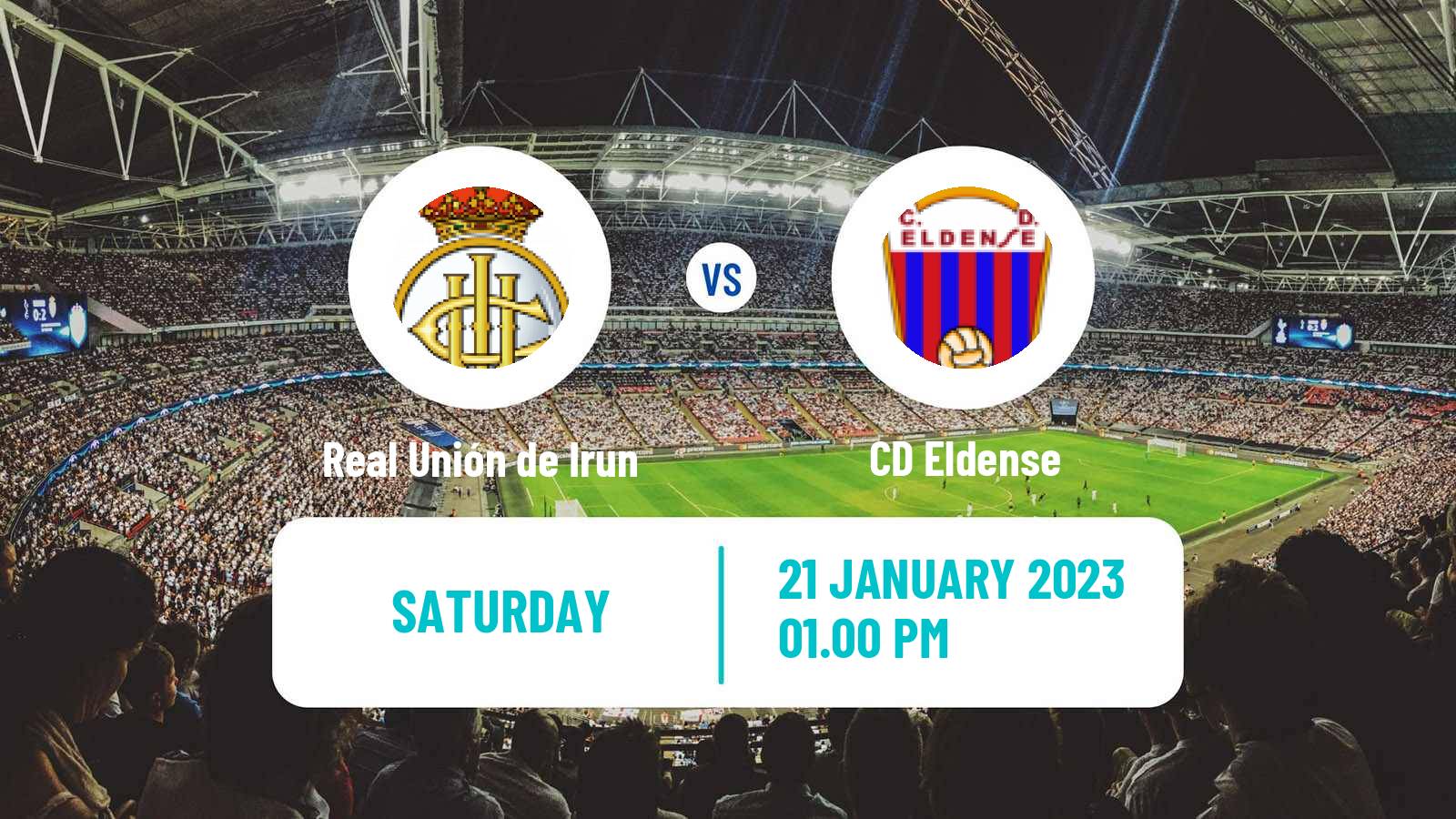 Soccer Spanish Primera RFEF Group 2 Real Unión de Irun - Eldense
