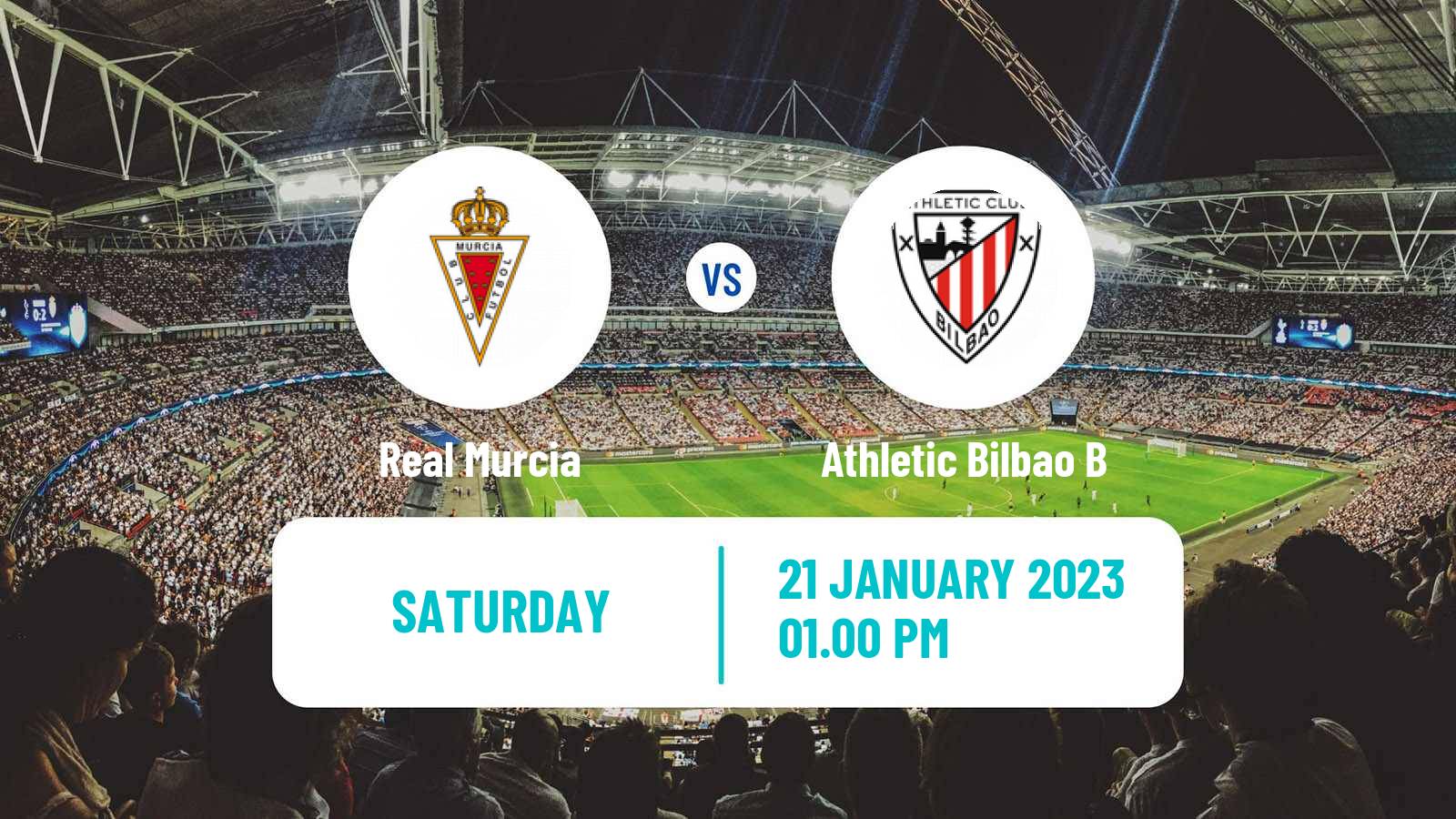 Soccer Spanish Primera RFEF Group 2 Real Murcia - Athletic Bilbao B