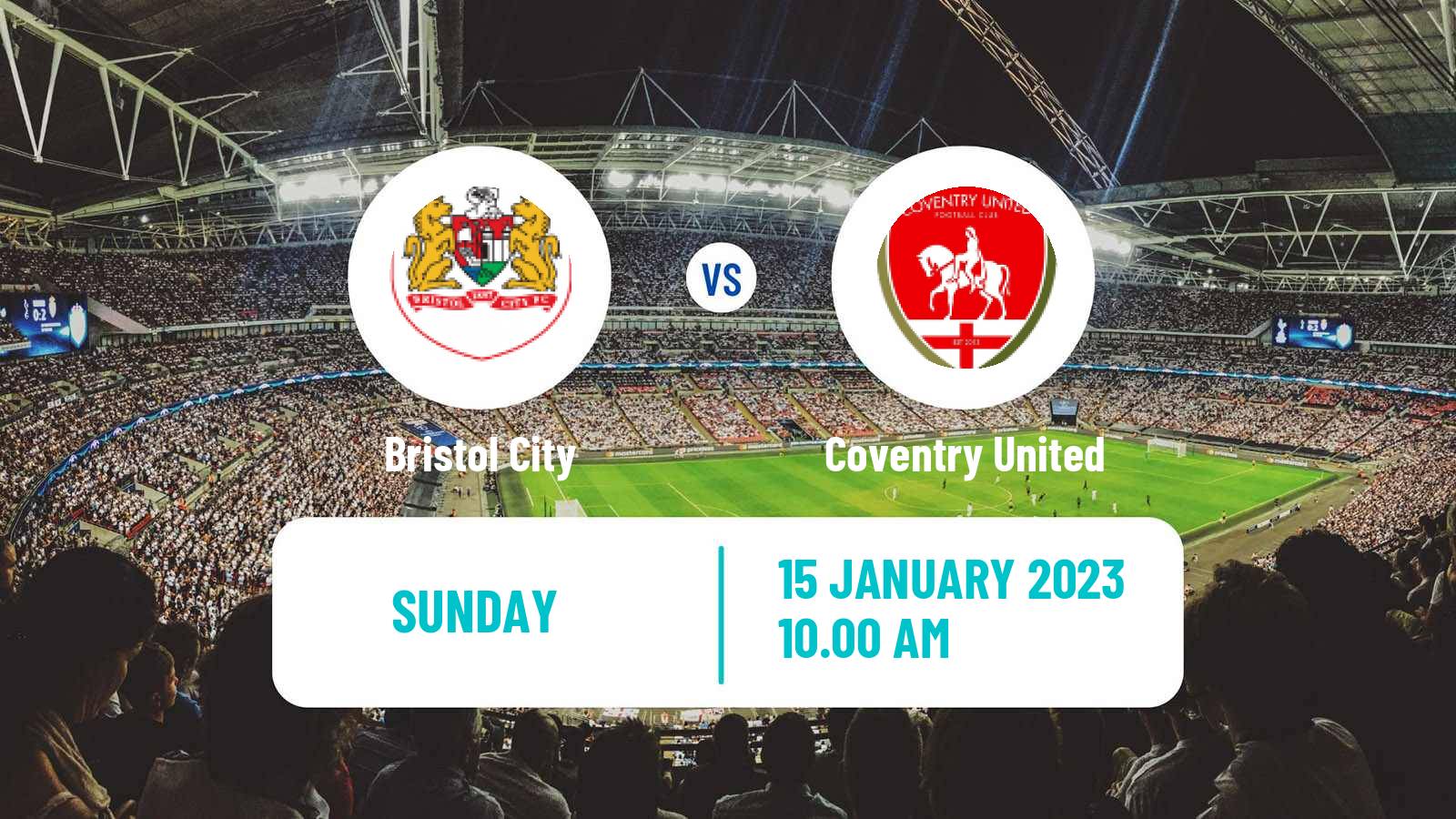 Soccer English Women Championship Bristol City - Coventry United