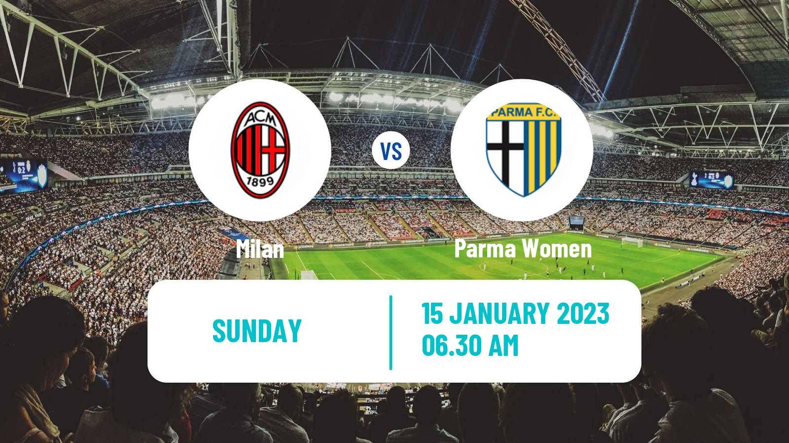Soccer Italian Serie A Women Milan - Parma
