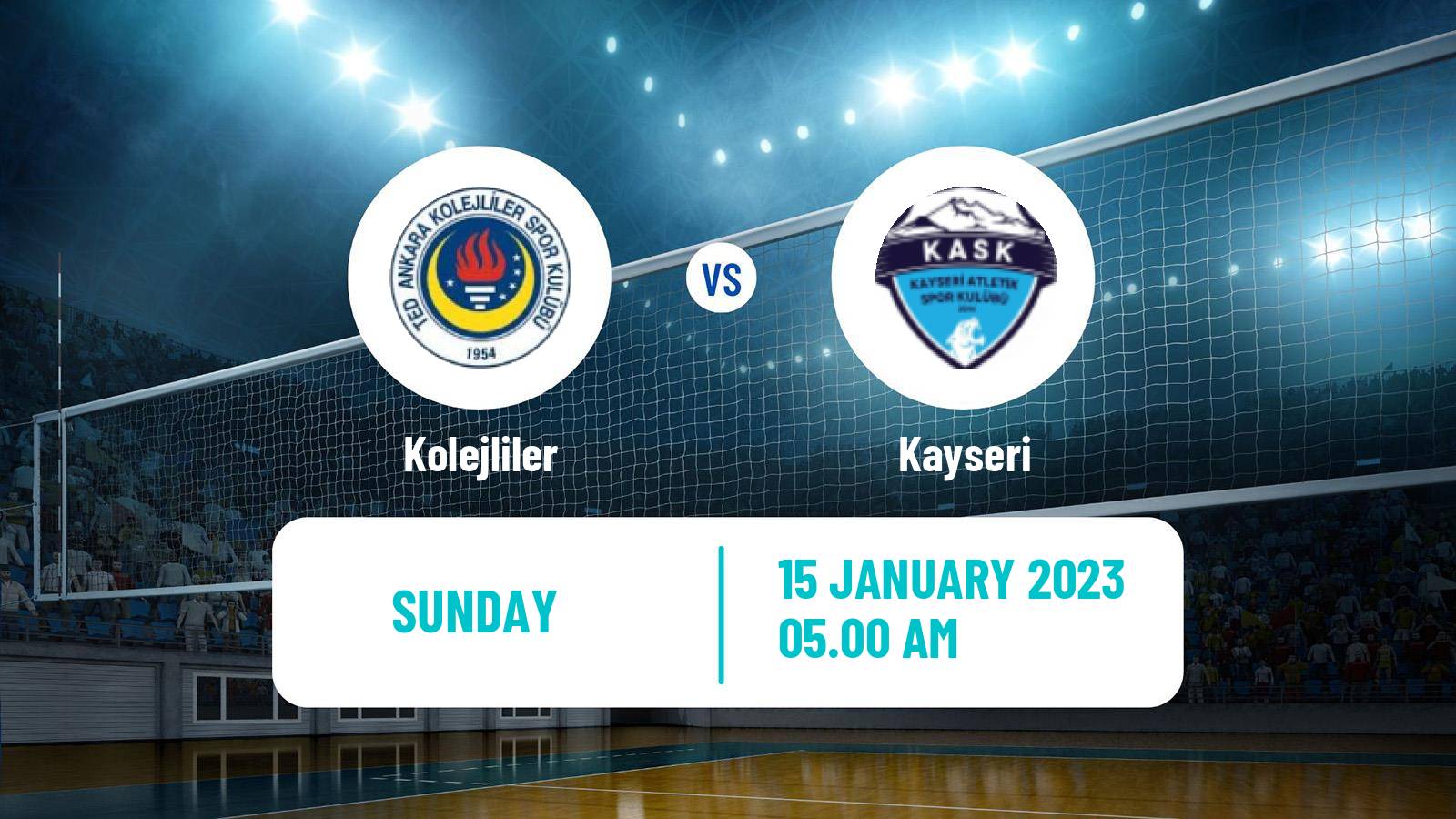 Volleyball Turkish 1 Ligi Volleyball Women Kolejliler - Kayseri