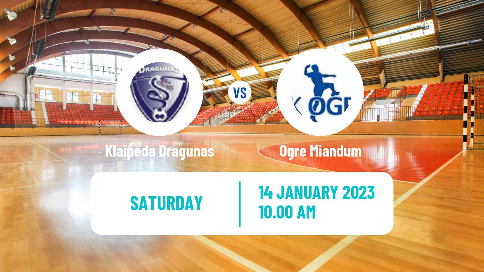 Handball Baltic League Handball Klaipeda Dragunas - Ogre Miandum