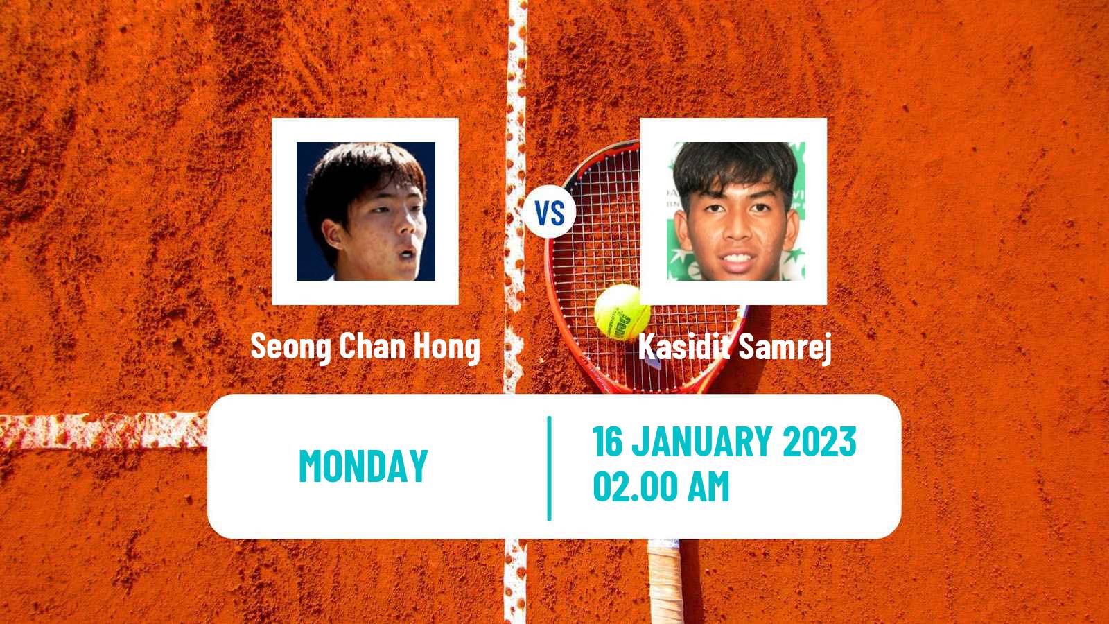 Tennis ATP Challenger Seong Chan Hong - Kasidit Samrej