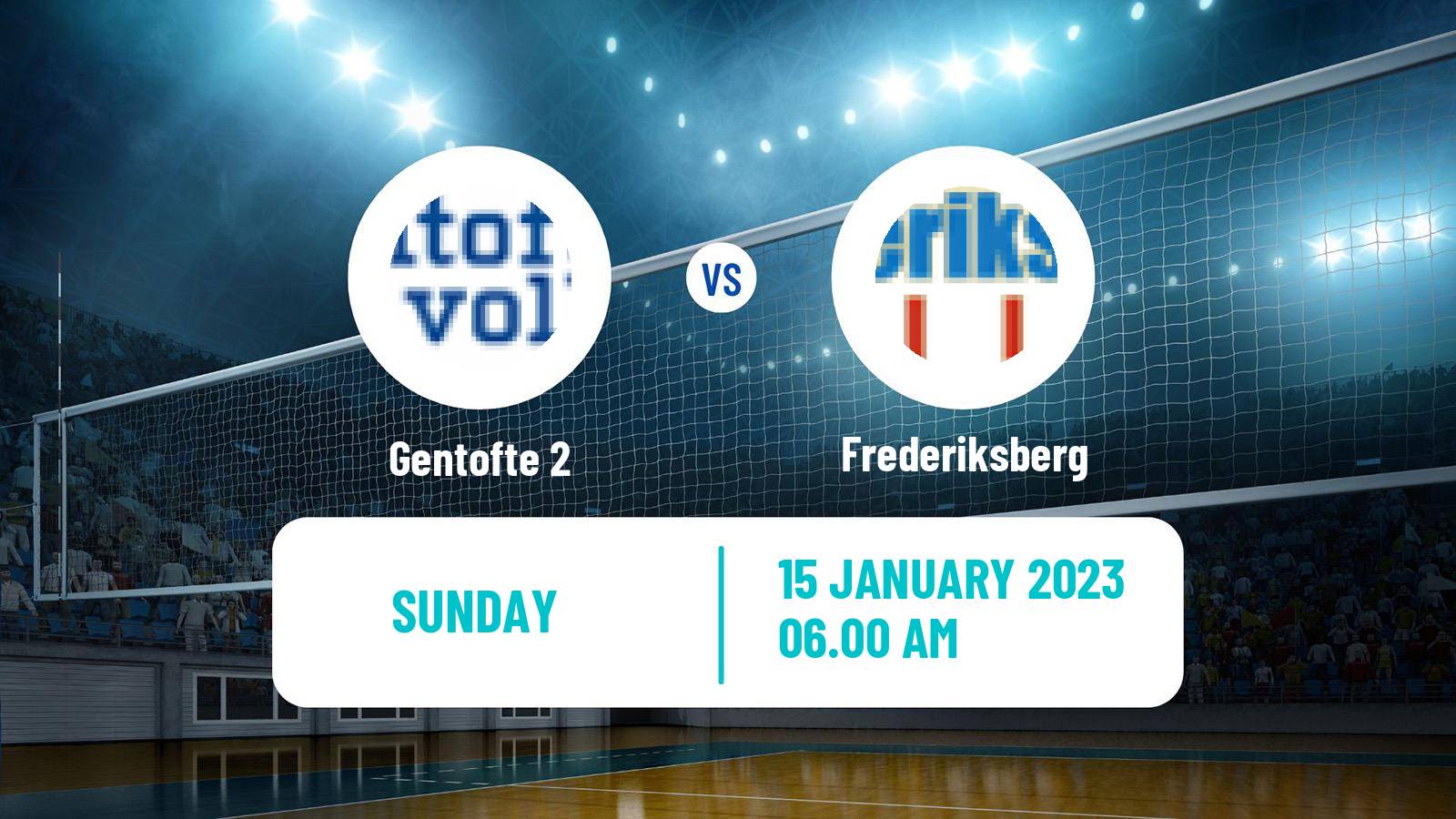 Volleyball Danish 1 Division East Volleyball Gentofte 2 - Frederiksberg